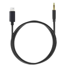 Cabo De Áudio Auxiliar P/ iPhone P2 Carro Som Fone 1 Metro