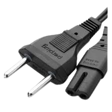 Cabo De Força Alimentação Para Vídeo Game Compatível Com Xbox Series S, Rádio, Tv Bipolar Reforçado 