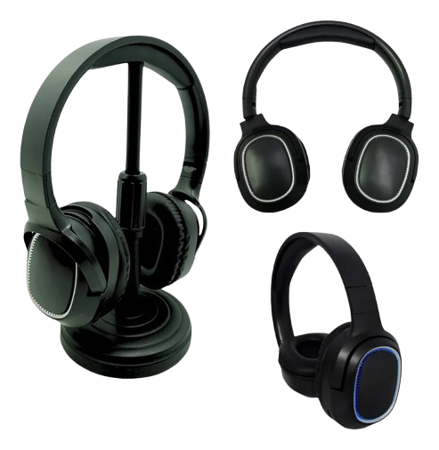 Fone De Ouvido Headphone Bluetooth Led Rgb Noise Free