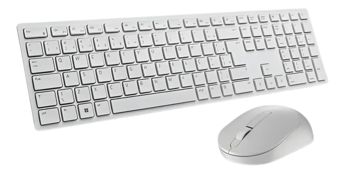 Teclado E Mouse Wireless  Branco
