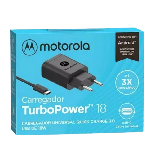 Kit Carregador Turbo 18W 