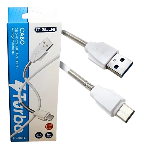 Cabo premium Usb Turbo Reforçado Com Molas   Tipo C / micro -usb /iphone  