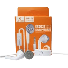 fone de ouvido com fio entrada P2 versao preto e branco 